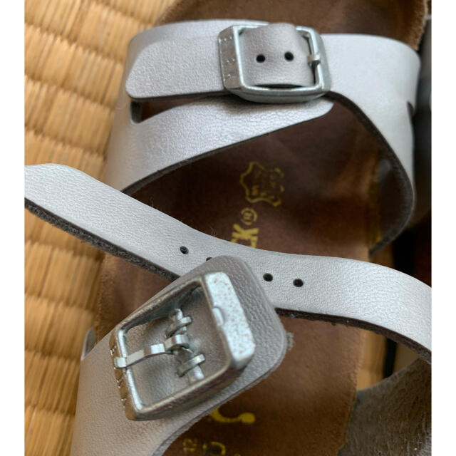 BIRKENSTOCK(ビルケンシュトック)の【ご予約】ビルケンシュトック  リオ　キッズ　19.0 シルバー キッズ/ベビー/マタニティのキッズ靴/シューズ(15cm~)(サンダル)の商品写真