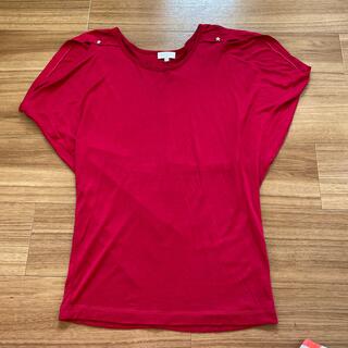 エスカーダ(ESCADA)の赤ピンク　Tシャツ(Tシャツ(半袖/袖なし))