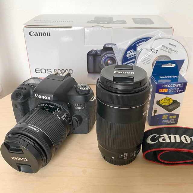 【お値下げ‼︎】Canon EOS8000D ダブルズームキット