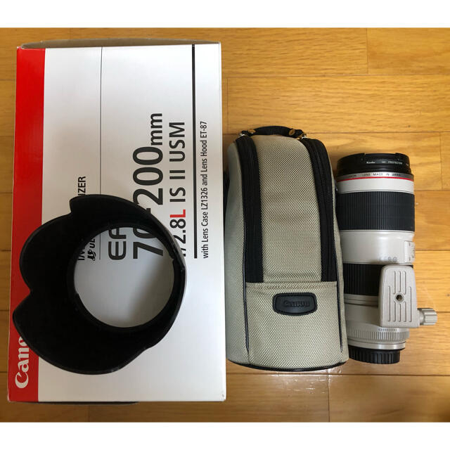 ブランド品専門の Canon - USM II IS F2.8L EF70-200mm Canon レンズ(ズーム)