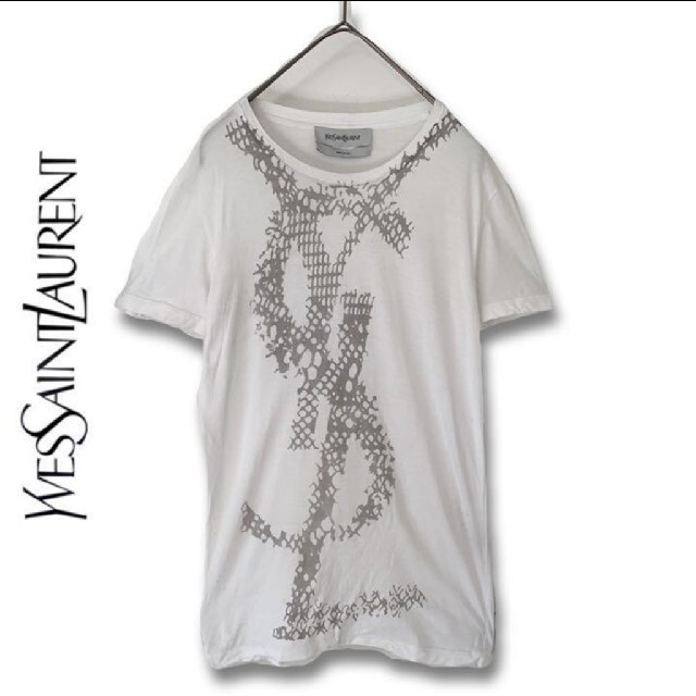 Yves Saint Laurent イブサンローラン ビッグロゴ Tシャツ Tシャツ+カットソー(半袖+袖なし)