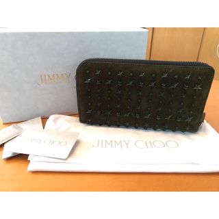 ジミーチュウ(JIMMY CHOO)のしょう様専用　ジミーチュウ　filipa 長財布　オリーブ　スエード(長財布)