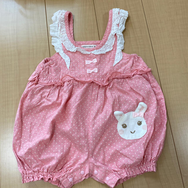 coeur a coeur(クーラクール)のクーラクール　サロペット90 キッズ/ベビー/マタニティのキッズ服女の子用(90cm~)(その他)の商品写真