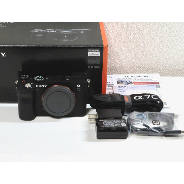 SONY α7C ILCE-7C ボディボディーブラック　保証書