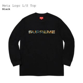 シュプリーム(Supreme)のSupreme Meta Logo L/S Top  XL(Tシャツ/カットソー(七分/長袖))