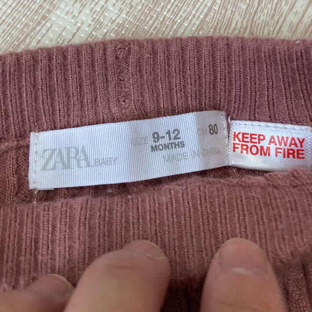ZARA(ザラ)のZARA ニットパンツ キッズ/ベビー/マタニティのベビー服(~85cm)(パンツ)の商品写真