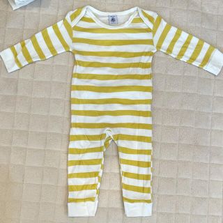 プチバトー(PETIT BATEAU)のプチバトー　ロンパース(パジャマ)