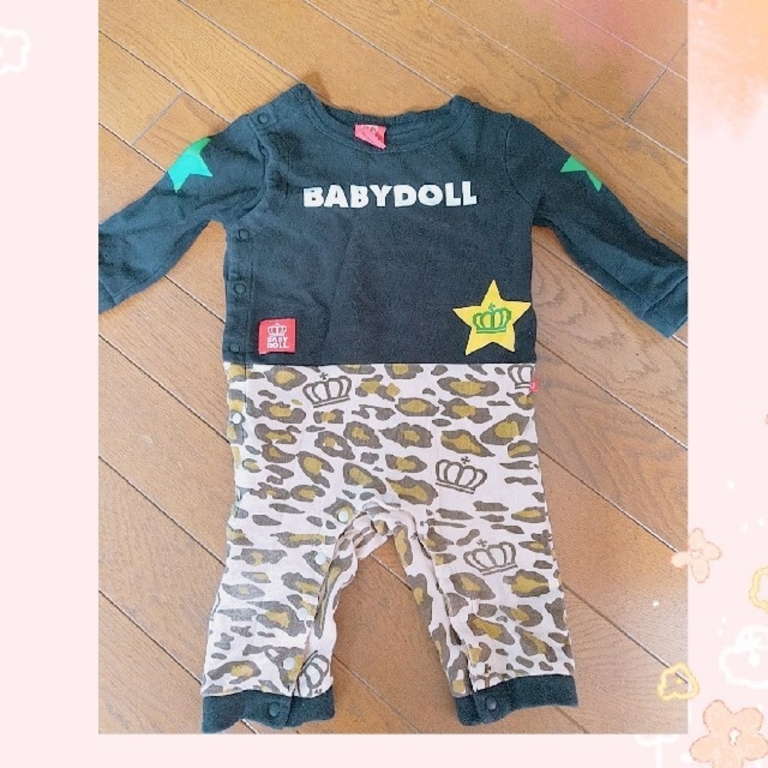 BABYDOLL(ベビードール)のロンパース キッズ/ベビー/マタニティのベビー服(~85cm)(ロンパース)の商品写真