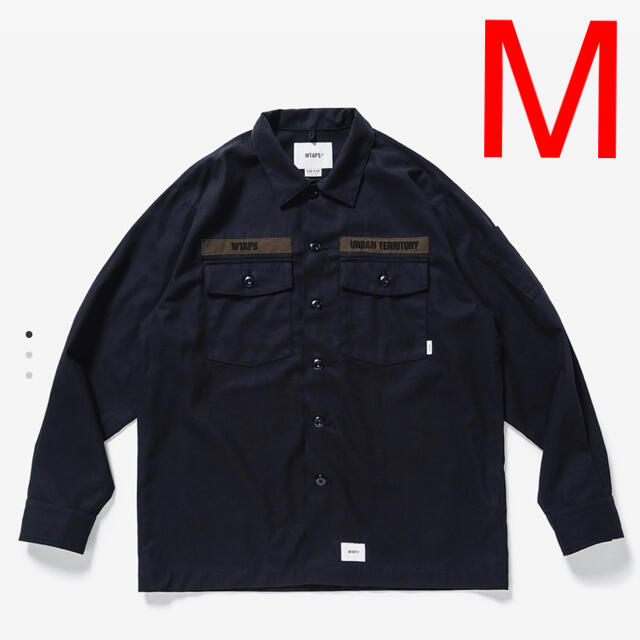 送込!M! wtaps  buds ls ネイビー バッズトップス