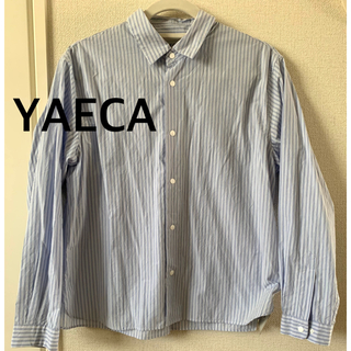ヤエカ(YAECA)の値下げしました【新品】YAECA長袖シャツ　ストライプ(シャツ/ブラウス(長袖/七分))