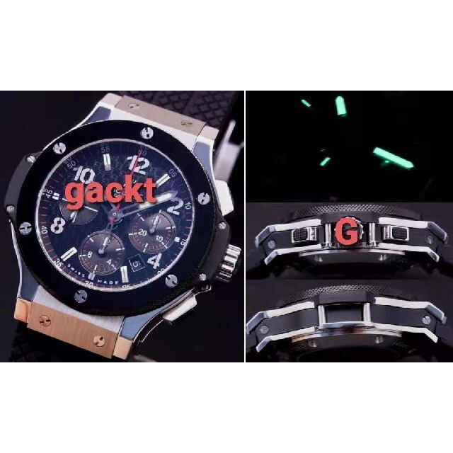 大人気定番商品 HUBLOT - H製 BIG SS 4100 Black Dial 自動巻修理用部品 腕時計(アナログ)