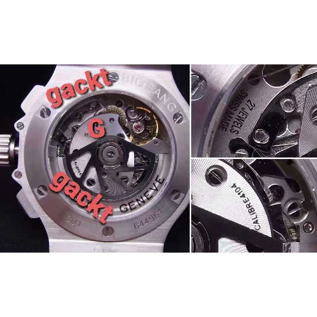 HUBLOT(ウブロ)のH製 BIG SS 4100 Black Dial 自動巻修理用部品 メンズの時計(腕時計(アナログ))の商品写真