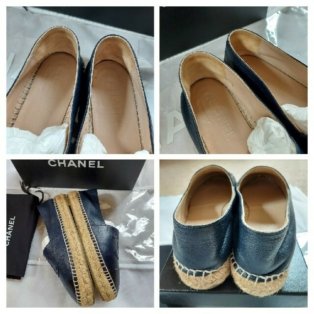 CHANEL(シャネル)のCHANEL♥️シャネル　エスパドリーユ　フラット　ローファー正規品 レディースの靴/シューズ(スリッポン/モカシン)の商品写真