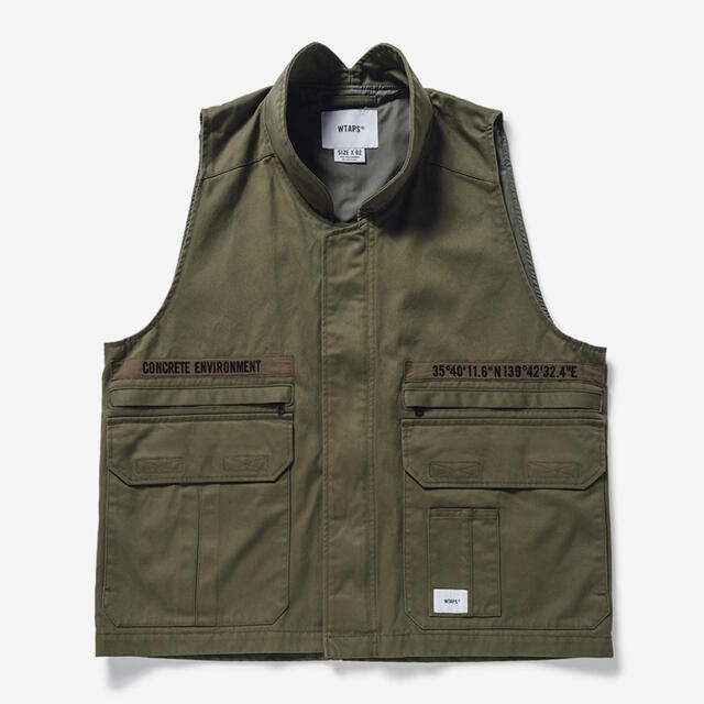 WTAPS 21SS REP / VEST COTTON サイズS カラーOD