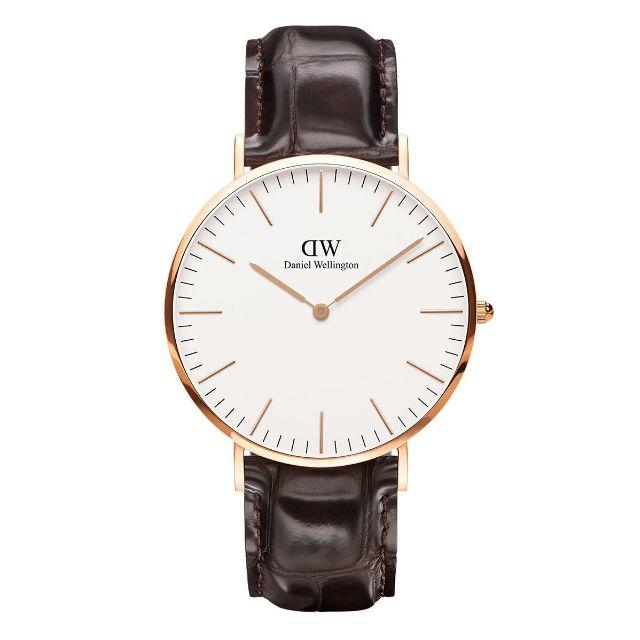 Daniel Wellington(ダニエルウェリントン)のDanielWellingtonピンクゴールド腕時計0111DW40mm メンズの時計(腕時計(アナログ))の商品写真