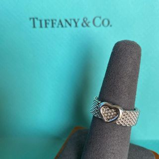 ティファニー(Tiffany & Co.)の新品仕上げ加工済み　ティファニー　サマセット　メッシュハート　リング　約12号(リング(指輪))