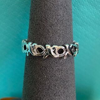 ティファニー(Tiffany & Co.)の新品仕上げ加工済み　ティファニー　XOXOリング　約8号(リング(指輪))