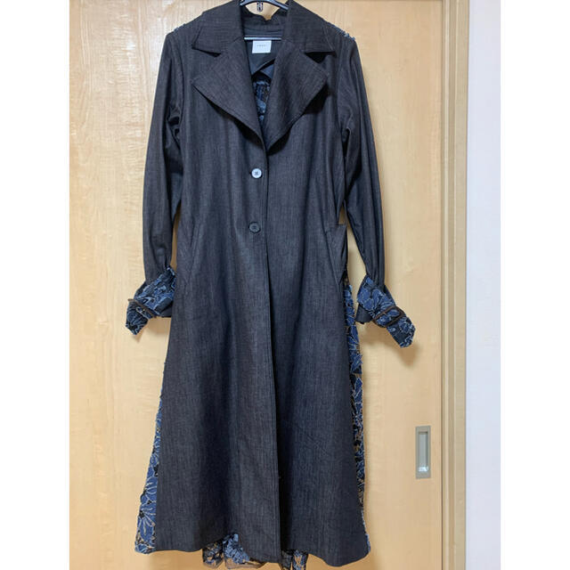 Ameri VINTAGE - アメリヴィンテージ バックレースコート インディゴの Ameri VINTAGE - アメリヴィンテージ バックレースコート インディゴの