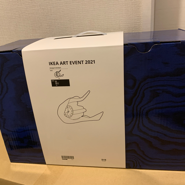 サイズ↡ IKEA - IKEA ART EVENT 2021 時計　DanielArshamホワイトの通販 by snakexxx2006's shop｜イケアならラクマ アートイベ