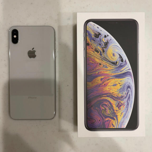 iphone xs 512GB SIMフリー　シルバースマホ/家電/カメラ