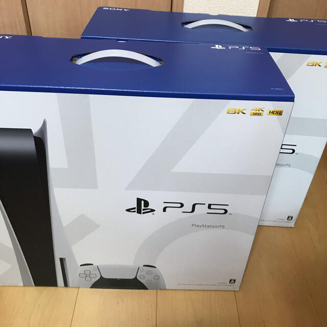 ゲームソフト/ゲーム機本体新品未使用 PS5 PlayStation5 ディスクドライブ搭載 本体 2台