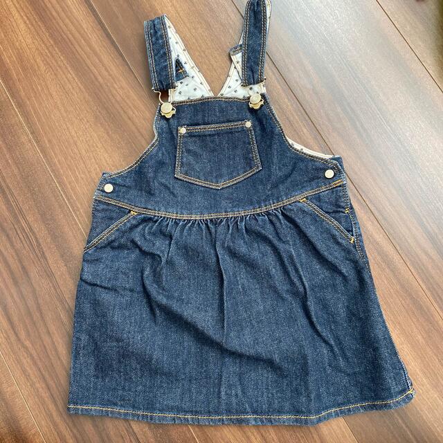 PETIT BATEAU(プチバトー)のプチバトー　ジャンパースカート　86 キッズ/ベビー/マタニティのベビー服(~85cm)(スカート)の商品写真