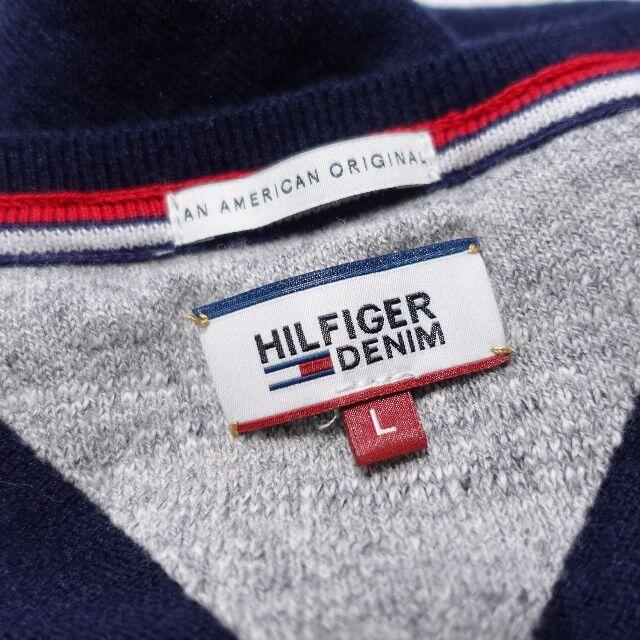 TOMMY HILFIGER(トミーヒルフィガー)の■トミーヒルフィガー　セーター　ネイビー　メンズ　L メンズのトップス(ニット/セーター)の商品写真