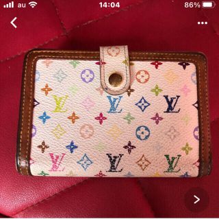 ルイヴィトン(LOUIS VUITTON)のルイビィトンマルチカラー折りたたみ財布。お値引きしました。(財布)