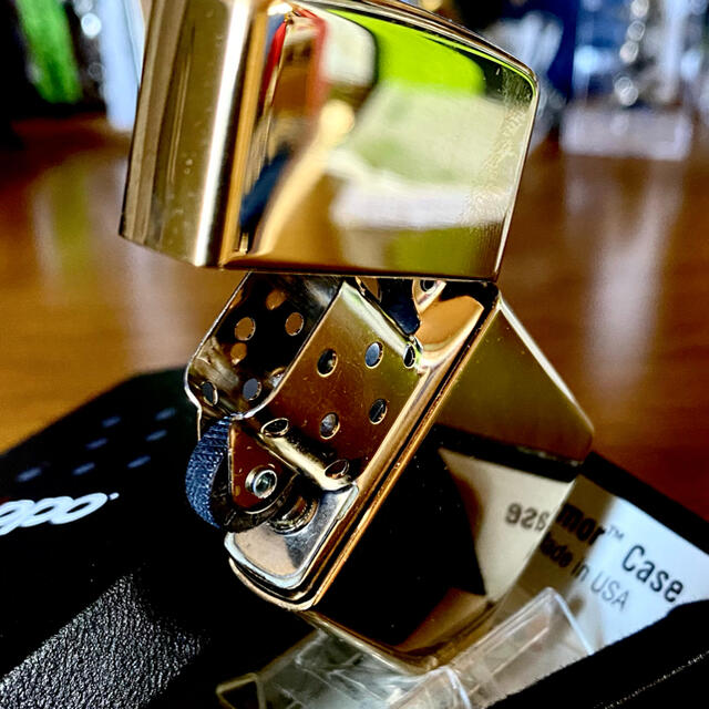 ZIPPO(ジッポー)のチューニングZippo ⚡️Armor #169 Solid-Brass メンズのファッション小物(タバコグッズ)の商品写真