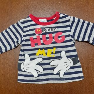 ディズニー(Disney)のミッキー　ロングTシャツ(シャツ/カットソー)