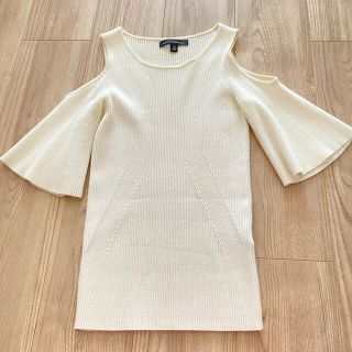 バナナリパブリック(Banana Republic)のバナナリパプリック　トップス　XS リブ　ZARA バースデーバッシュ(カットソー(半袖/袖なし))