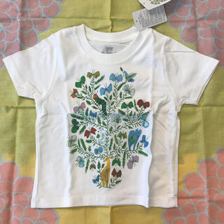 グラニフ(Design Tshirts Store graniph)のはらぺこあおむし✖️絵本作家　Tシャツ/90（新品）(Tシャツ/カットソー)