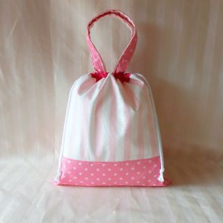 体操着袋　お着替えいれ　ハンドメイド(外出用品)