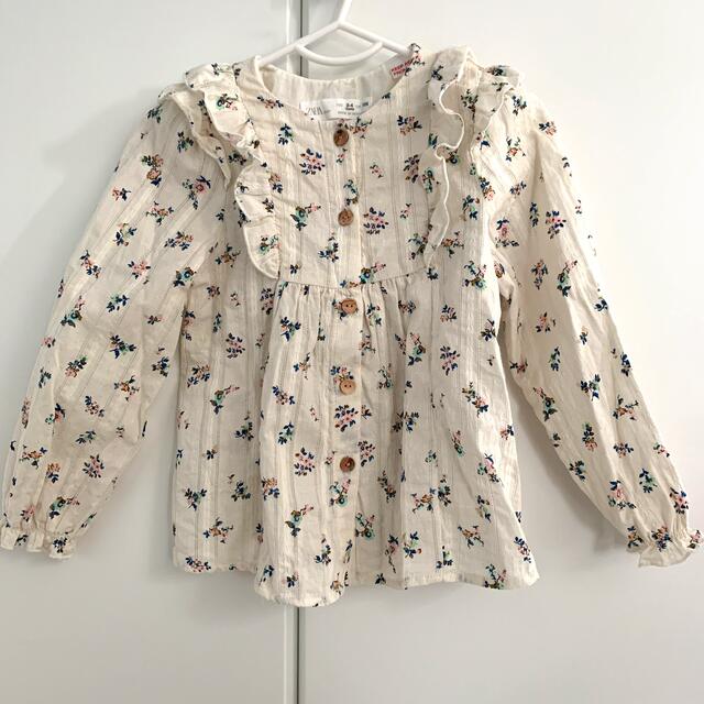 ZARA KIDS(ザラキッズ)のZARA KIDS baby フリル　ブラウス キッズ/ベビー/マタニティのキッズ服女の子用(90cm~)(ブラウス)の商品写真