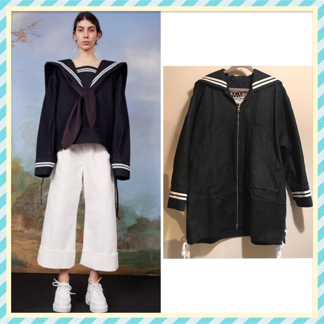 MM6 Maison Margiela 2019ss セーラーデニムコート | フリマアプリ ラクマ