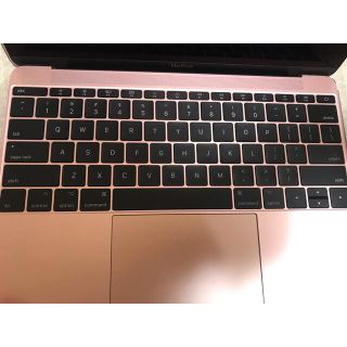 アップル(Apple)のMacBook キーボード写真(ノートPC)