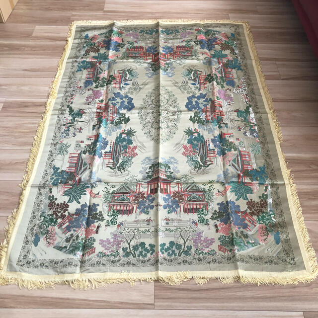 テーブルクロス マルチカバー シルクカバークロス 中国民芸品の通販 by appi 中国シルク クロス 中国飾り