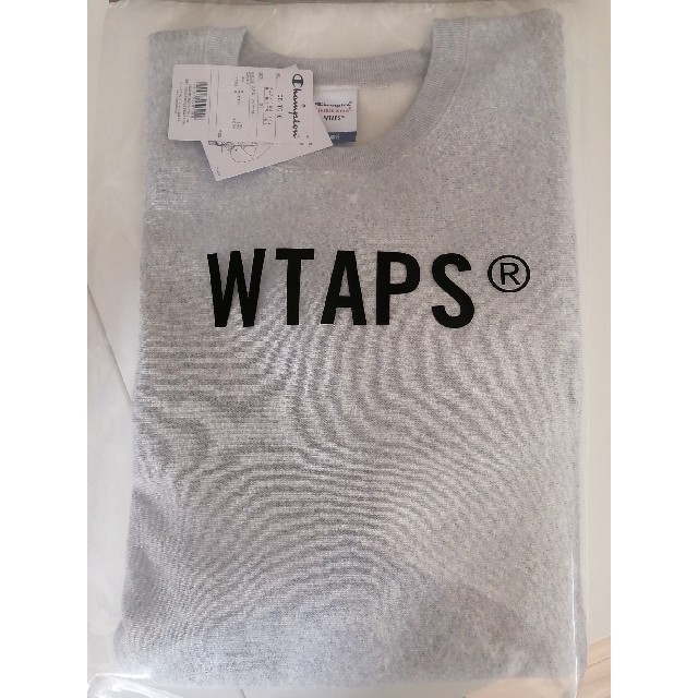 Champion×WTAPS スウェットシャツ シルバーグレー XL Champion×WTAPS スウェットシャツ シルバーグレー XL