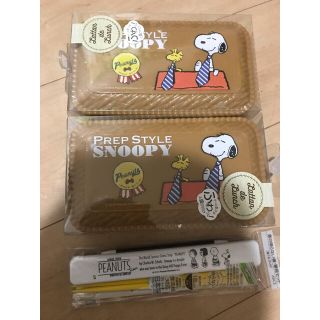 スヌーピー(SNOOPY)のスヌーピー　お弁当箱　箸セット　最終値下げ(弁当用品)