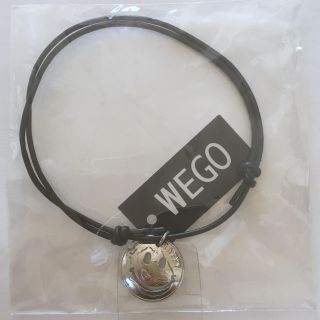 ウィゴー(WEGO)のWEGO コインブレスレット 黒(ブレスレット/バングル)