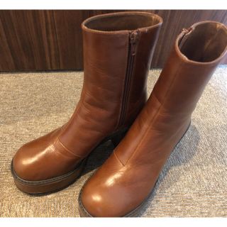 Ameri VINTAGE - Ameri vintage LADY SHARK SOLE BOOTS ブラウンの通販