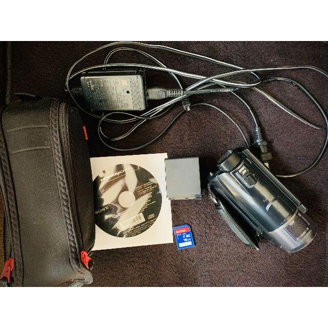 【動作確認済/初期化済】SONY HDR-CX550V デジタルビデオカメラ