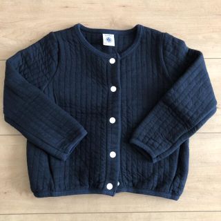 プチバトー(PETIT BATEAU)のプチバトー  キルティングカーディガン (カーディガン)