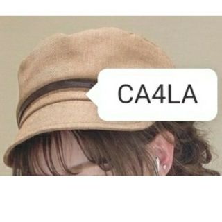 カシラ(CA4LA)のカシラ　キャスケット　キャメル　ベルト付き(キャスケット)