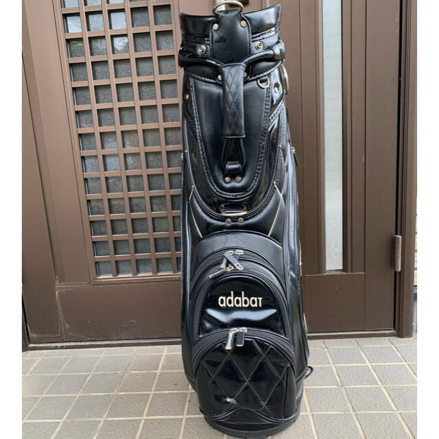 adabat(アダバット)のアダバット　キャディバック　ブラック スポーツ/アウトドアのゴルフ(バッグ)の商品写真