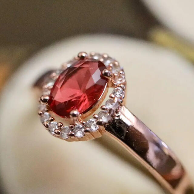 ダイヤモンド×ルビー リング K18YG 0.37ct 0.35ct 3.2g minnade-ganbaro.jp