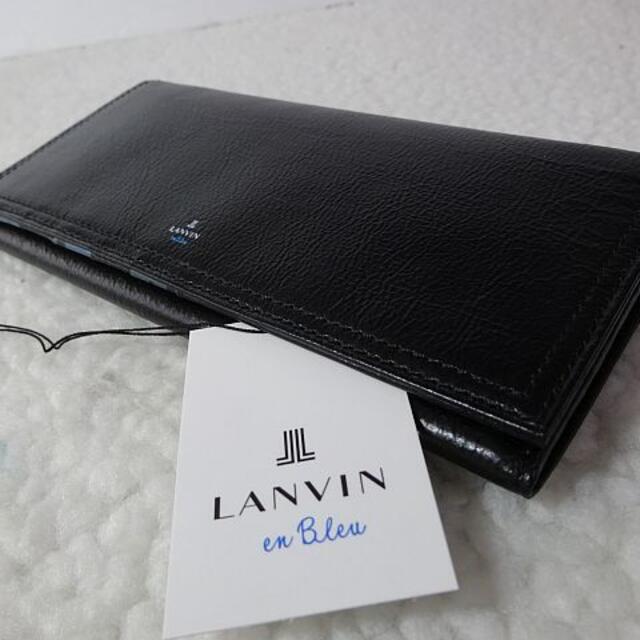 LANVIN en Bleu(ランバンオンブルー)の【新品/本物】LANVIN en Bleu（ランバンオンブルー）長財布/黒 メンズのファッション小物(長財布)の商品写真