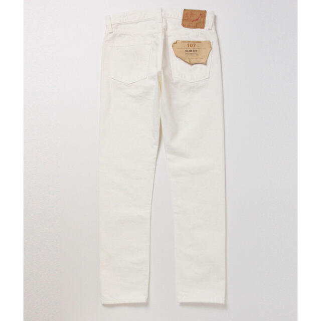 BEAMS BOY(ビームスボーイ)のorSlow / IVYFIT DENIM WHITE 新品タグ付き レディースのパンツ(デニム/ジーンズ)の商品写真