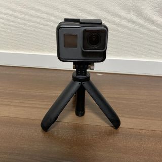 ゴープロ(GoPro)の【Headbola様専用】Gopro 6 ブラック本体+コンパクト三脚(正規品)(ビデオカメラ)