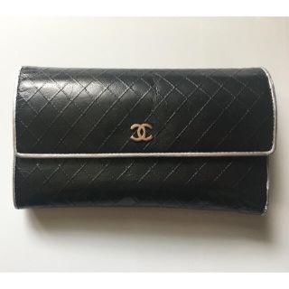 シャネル(CHANEL)のCHANELピコローレ三つ折り財布確認ページ(財布)